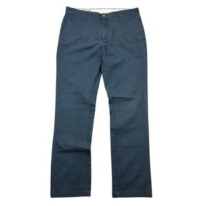 Volcom Pants Men 33x31 Blue Frickin Chino Skater Surfer Straight Leg Y2K